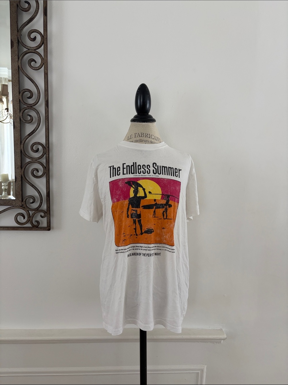 The Endless Summer Graphic Tee - White Surf Print